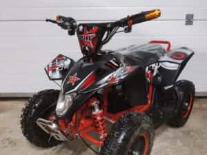 Atv Quad adus din Germania pentru copii cu motor electric 800W și 36v — miniatura 6