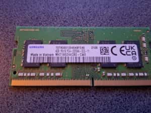 Memorie RAM Samsung, SODIMM laptop DDR4, 4Gb 3200 MHz, 1.2 V — miniatura 3