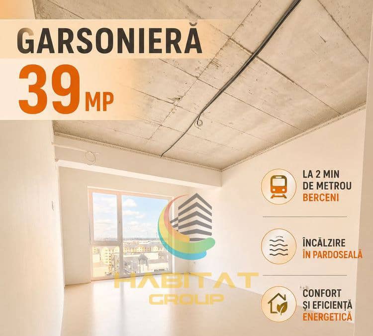 Vânzare Garsoniera 39 mp - Popești Leordeni Metrou Berceni — fotografie 1 din 6