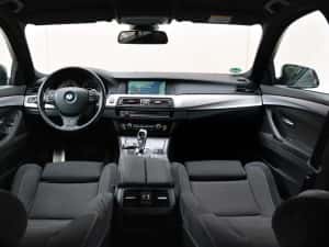 BMW seria 5 M Paket 2.0d 184cp Euro5 head up display navigație automata încălzire în scaune moduri 2chei Alcantara Germania Garanție — miniatura 4