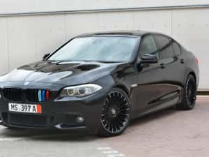 BMW seria 5 M Paket 2.0d 184cp Euro5 head up display navigație automata încălzire în scaune moduri 2chei Alcantara Germania Garanție — miniatura 9