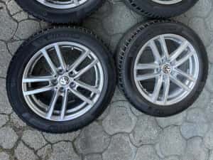 Jante 5x112mm, anvelope 215/55 R17, Vw, Audi Seat Skoda Mercedes — miniatura 10