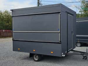 Rulota comerciala fast food , Coffe, patiserie 3m -750kg — miniatura 4