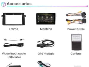 Navigatie Android BMW E46 Seria 3 Carplay Android Auto + Camera — miniatura 5