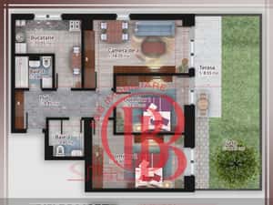 3 camere cu gradina Titan Pallady Metrou Nicolae Teclu — miniatura 4