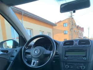 VW Golf 6 2011 / 02 EURO 5 1.6 MPI 102 cp Alb Perlat + Shadow Line TOP — miniatura 4