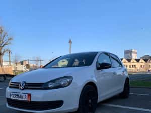 VW Golf 6 2011 / 02 EURO 5 1.6 MPI 102 cp Alb Perlat + Shadow Line TOP — miniatura 5