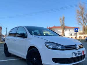VW Golf 6 2011 / 02 EURO 5 1.6 MPI 102 cp Alb Perlat + Shadow Line TOP — miniatura 6
