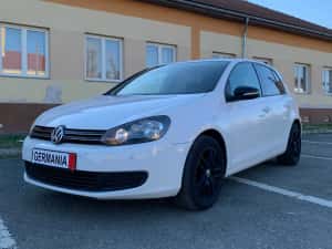 VW Golf 6 2011 / 02 EURO 5 1.6 MPI 102 cp Alb Perlat + Shadow Line TOP — miniatura 8