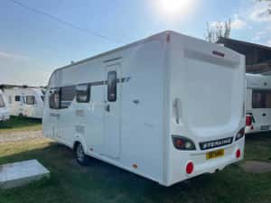 Rulota Swift Eccles Lux 2012 Neinmatriculata 5 locuri Alko ATC, Baie mare spate Cabina dus plastic Off camping Acumulator — miniatura 3
