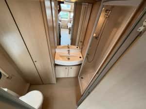 Rulota Swift Eccles Lux 2012 Neinmatriculata 5 locuri Alko ATC, Baie mare spate Cabina dus plastic Off camping Acumulator — miniatura 8