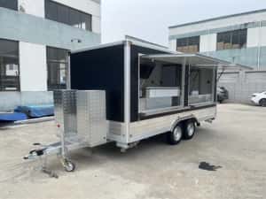 Rulota Comerciala Street Food Truck, Rulota Street Food Trailer Mobil