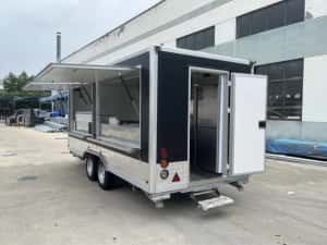 Rulota Comerciala Street Food Truck, Rulota Street Food Trailer Mobil — miniatura 2