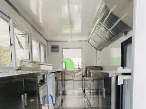 Rulota Comerciala Street Food Truck, Rulota Street Food Trailer Mobil — miniatura 7