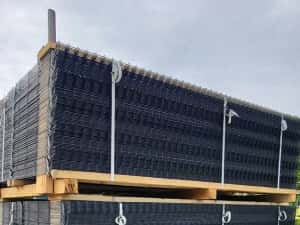 Constructie gard /gri antracit/ H2m fir 4mm   140 lei m.l  / firma — miniatura 7