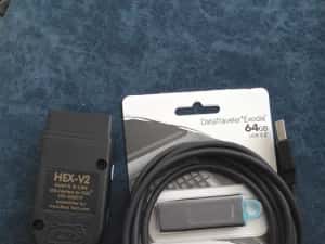 Tester Auto HEX-CAN V2 MQB Romana Engleza VCDS Diagnoza Auto Pro VAG — miniatura 7