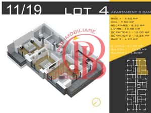 3 camere decomandat Titan Pallady  Metrou Nicolae Teclu — miniatura 3
