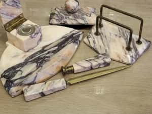 Set birou vintage marmura — miniatura 3