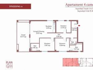 Bloc NOU, 4 camere cu terasa 22 mp, 3 bai, FINISAJE PREMIUM — miniatura 3