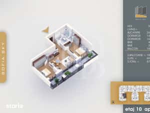 7min Metrou N Teclu 3 camere Mutare Rapida Th. Pallady — miniatura 5