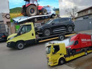 Tractări auto/UTILAJE Nonstop Platforma Targoviste Transport marfa