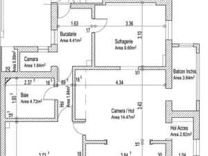 3 camere Dorobanții/Str.Naum Râmniceanu/94.7mp total/Parter/Proprietar — miniatura 2