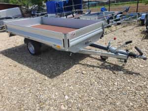 Remorca auto noua,1 ax si sistem de franare 750-1800 kg,categoria B — miniatura 2