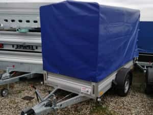 Remorca auto noua,1 ax si sistem de franare 750-1800 kg,categoria B — miniatura 3