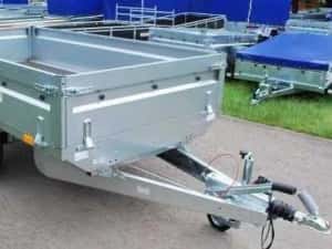 Remorca auto noua,1 ax si sistem de franare 750-1800 kg,categoria B — miniatura 4