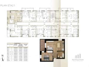 COMISION 0% -Tip Studio Birou - 2 camere - Oltului 13A, Baia Mare — miniatura 4