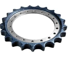 sprocket itr ur090z519 excavator komatsu hitachi kobelco + piese — miniatura 3