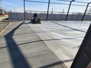 Turnare beton elicopterizat, finisat cu elicopter și cuart — miniatura 8