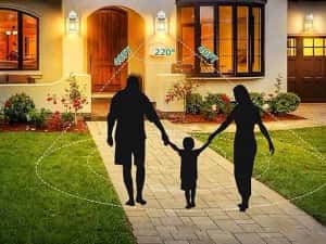 Lampă de exterior Lamomo cu senzor de mișcare, 3 moduri — miniatura 8