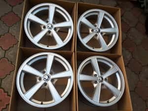 jante aliaj 17; 5x112;  Skoda Kodiaq, Karoq, Superb, Octavia Scout — miniatura 2