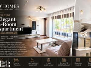 For Rent | Elegant 3-Room Apartment | 76 sqm | Dorobanți