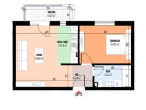 Apartamente cu 2 camere in bloc nou de vanzare in Bragadiu — miniatura 5