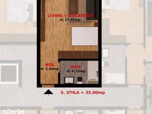 Garsoniera decomandata la 1,5 km de Bucuresti. Pret Promo Tva Inclus — miniatura 5