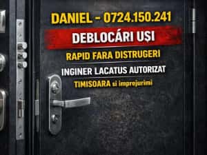Lacatus Deblocari Usi Timisoara Rapid Fara Distrugere — miniatura 6