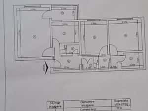 De vânzare – 3 camere decomandat, Frumoasa Str Neptun