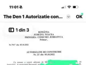 Teren Intravilan Jurilovca 1.030 mp la 900m de Portul Nou (Ideal Turism / Casă Vacanță) — miniatura 9