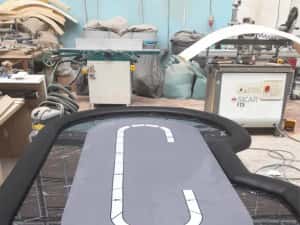 Mese de poker - intrare de dealer, racetrack marmura (CT) — miniatura 1