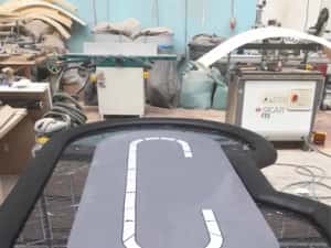 Mese de poker - intrare de dealer, racetrack marmura (CT) — miniatura 9