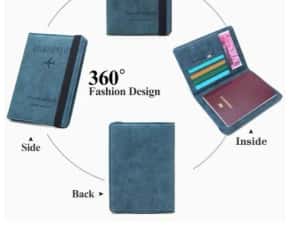 Suport pasaport/acte cu protectie RFID — miniatura 4