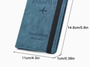 Suport pasaport/acte cu protectie RFID — miniatura 7