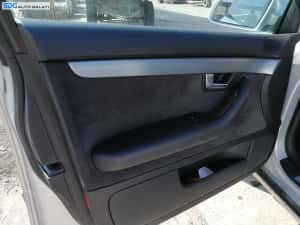 Panou Tapiterie Fata Interioara Piele Intoarsa Neagra Usa Portiera Stanga Fata Volan Dreapta Audi A4 B7 2005 - 2008