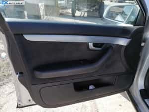 Panou Tapiterie Fata Interioara Piele Intoarsa Neagra Usa Portiera Stanga Fata Volan Dreapta Audi A4 B7 2005 - 2008 — miniatura 5