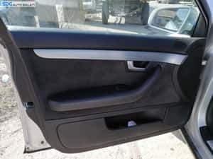 Panou Tapiterie Fata Interioara Piele Intoarsa Neagra Usa Portiera Stanga Fata Volan Dreapta Audi A4 B7 2005 - 2008 — miniatura 8