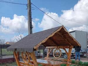 Leagan rustic din lemn masiv / balansor lemn — miniatura 5