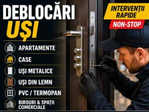 Deblocări Uși București & Ilfov NON-STOP | Lăcătuș | Reparații Yale — miniatura 5
