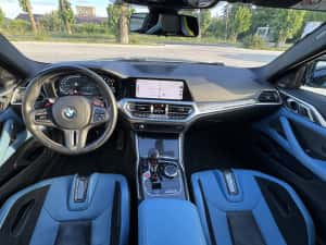 Bmw M4 Competition X drive/laser/buckets seats/camera/keyless/carbon — miniatura 4